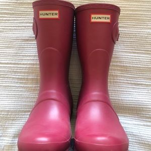 Pink Hunter Rain Boots